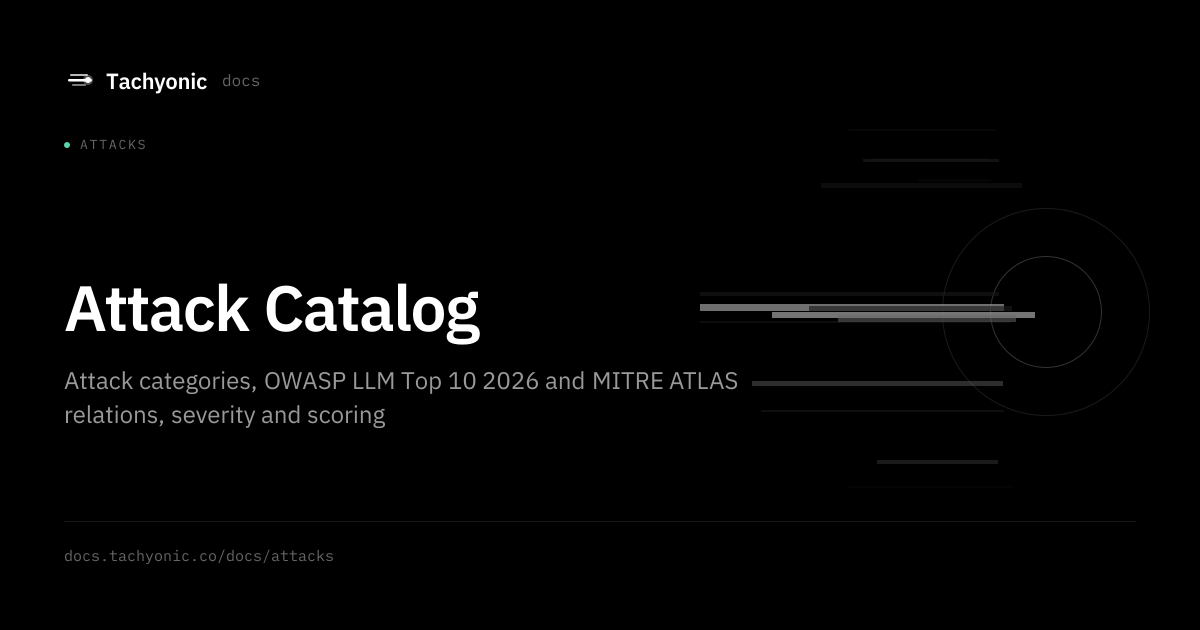 Attack Catalog - Tachyonic Docs